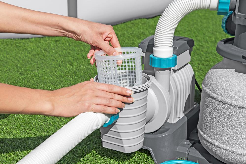 Bestway pompa piaskowa do basenu, filtr do basenów, 8327 l/h, złączki, węże