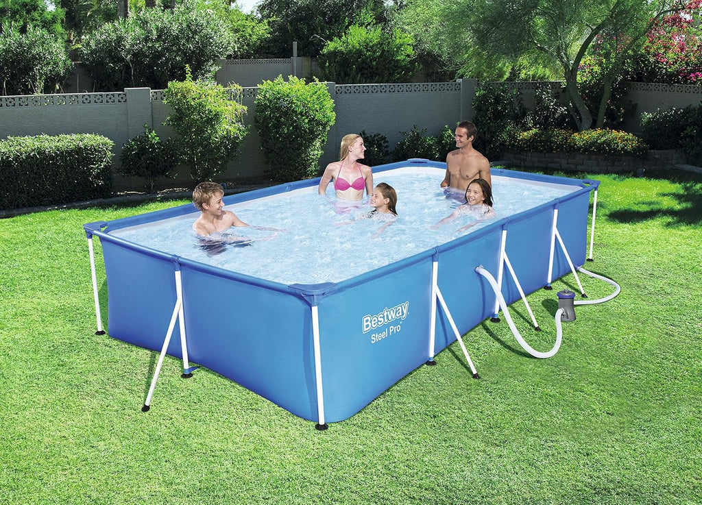Bestway Steel Pro - Basen 5700 l, niebieski, 400 x 211 x 81 cm