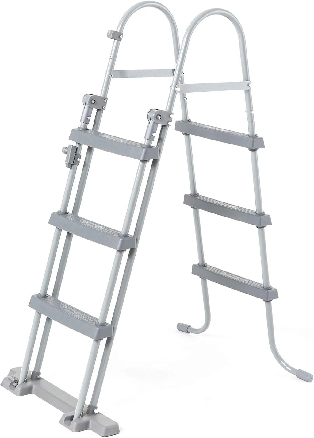 BESTWAY - Basen Stelażowy Owalny Power Steel 427x250x100 cm Pompa Kartuszowa 2006 l/h Drabinka i Pokrywa Rattan Design