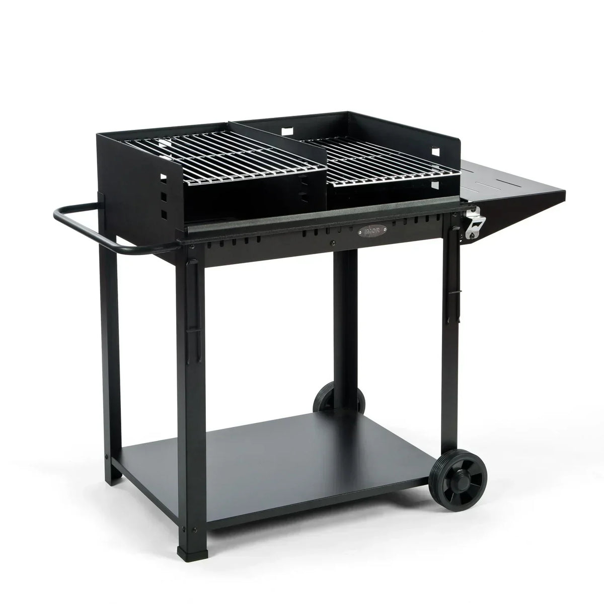 Grill węglowy Barbacoa Santillana z dwoma rusztami przednimi