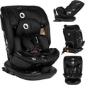 LIONELO Bastiaan RWF i-Size Obrotowy Fotelik Samochodowy 360° 0-36kg, Montaż Przodem i Tyłem do Kierunku Jazdy (18kg), ISOFIX TopTether, Regulowany Zagłówek i Oparcie, Ochrona Boczna