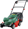 Bosch elektryczny wertykulator UniversalVerticut 1100 (1100 W, szerokość robocza: 32 cm, pojemność pojemnika na odpady: 50 l, w kartonie), nowy design klasyczna zieleń