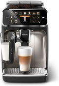 Ekspres automatyczny Philips seria 5400 - system spieniania mleka LatteGo, 12 rodzajów kawy, intuicyjny wyświetlacz, 4 profile użytkowników, chromowany (EP5447/90)