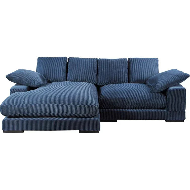Sofa z odwracalnym szezlongiem o szerokości 106 cali