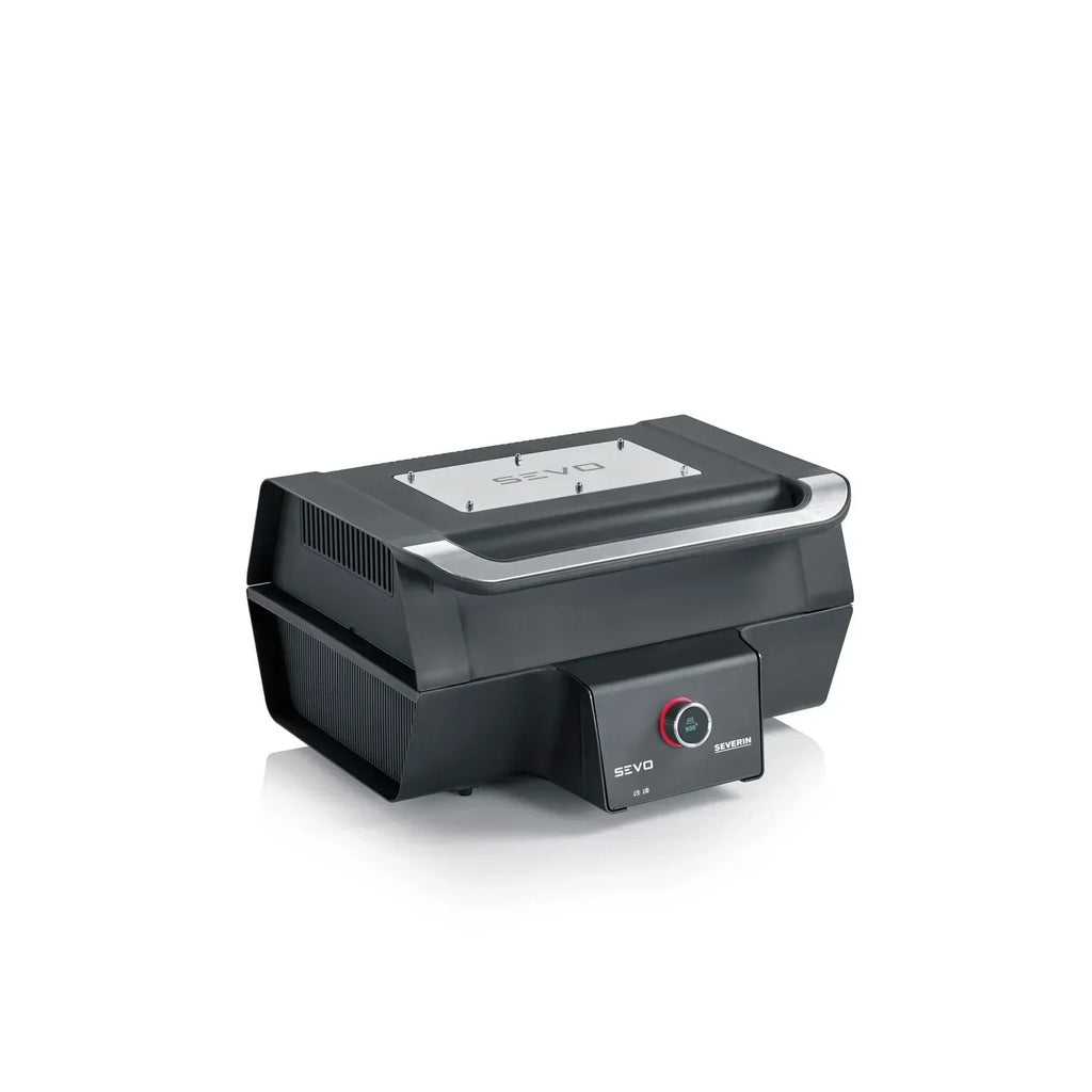 Grill elektryczny Barbacoa z cyfrowym wyświetlaczem OLED Sevo GT czarny PG 8106 Severin