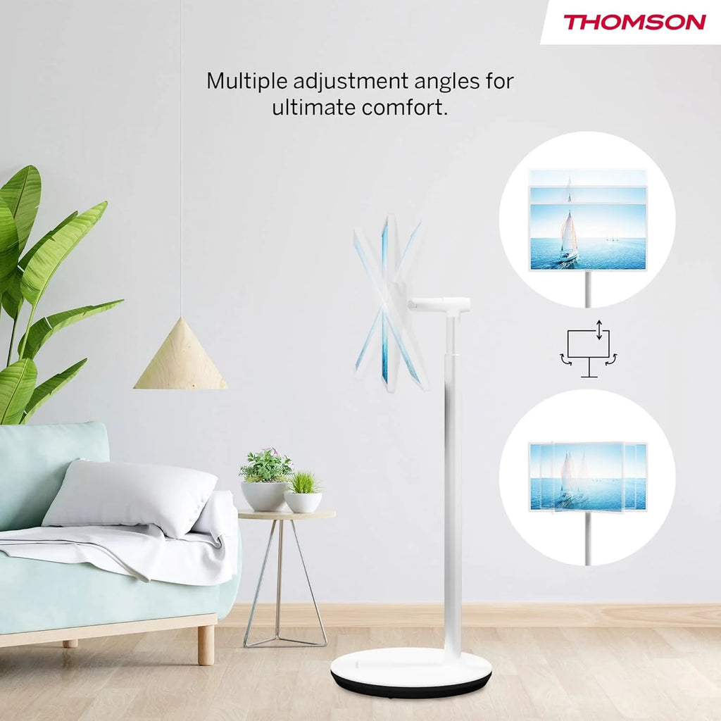 THOMSON 32 cale (81 cm) Go TV, przenośny telewizor Android – HD Ready (1366x768), sterowanie głosowe, Bluetooth 5.1, Wi-Fi, funkcja punktu dostępowego, do 4 godzin pracy na baterii – 32HA4M44
