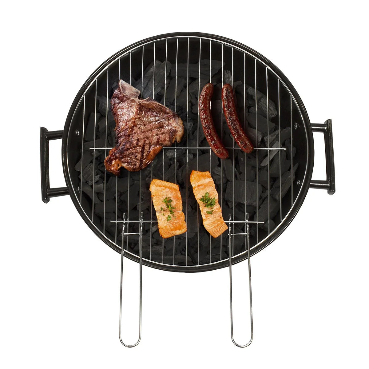 Livoo Grill Węglowy 41cm Zielony/czarny - Doc172ve