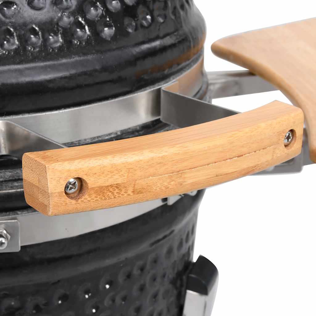 Grill ceramiczny Kamado barbecue i wędzarnia 81 cm v7356