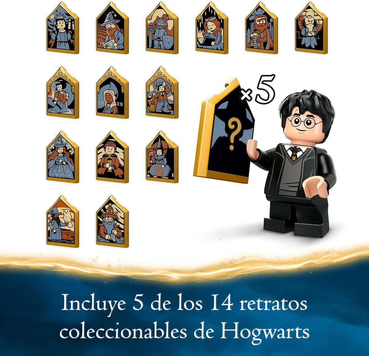 Harry Potter Zamek Hogwart Wielka Sala: Zabawka Szkoła Magii, 11 Minifigurek w Zestawie, w Tym Hermiona Granger i Ron Weasley, Prezent dla Dzieci w Wieku od 10 Lat 76435