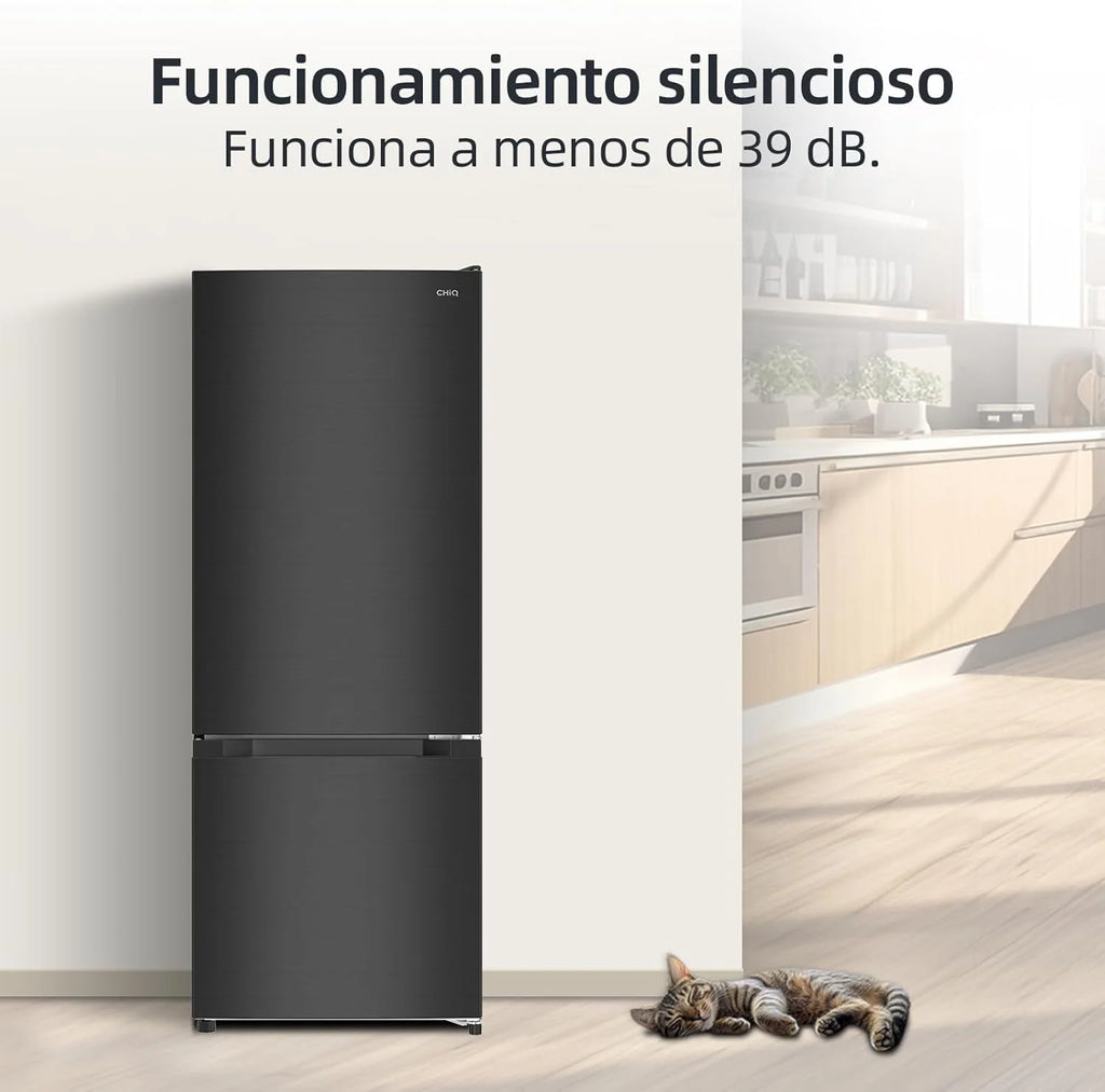 Lodówka CHiQ FBM205L42, 205 L, Low Frost, klasa energetyczna E, cicha praca 39 dB, drzwi odwracalne