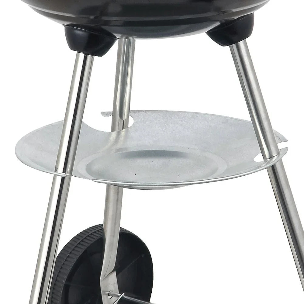 Lolahome Węglowy Grill Z Rusztem Stalowym, 74x45x41cm, Czarny