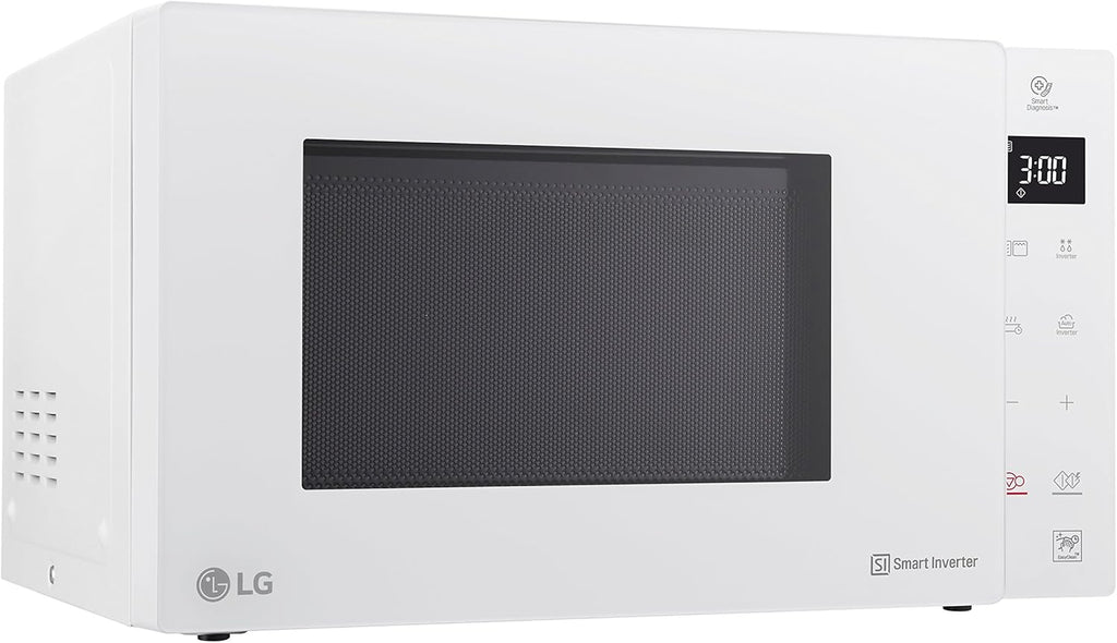 LG MH6535GIS Kuchenka mikrofalowa z technologią Inverter i kwarcowym grillem, pojemność 25 litrów, moc 1000 W, programy automatyczne, regulowane poziomy mocy dla optymalnego gotowania i funkcja EasyClean, czarna