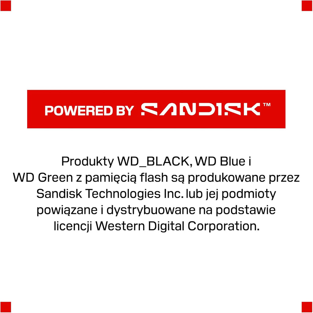 WD SN850X 4TB M.2 2280 PCIe Gen4 NVMe Gaming SSD do 7300 MB/s prędkość odczytu