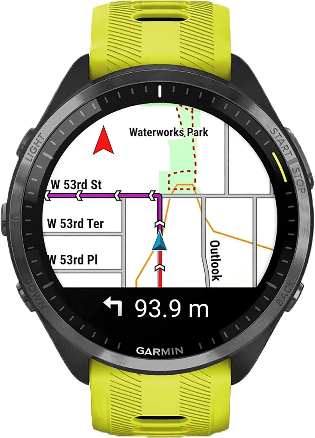 Smartwatch Garmin Forerunner 965 dla biegaczy | 23 dni pracy na baterii w trybie smartwatcha z kolorowym wyświetlaczem i ekranem dotykowym Amoled | Wbudowane mapy i wskaźniki treningowe