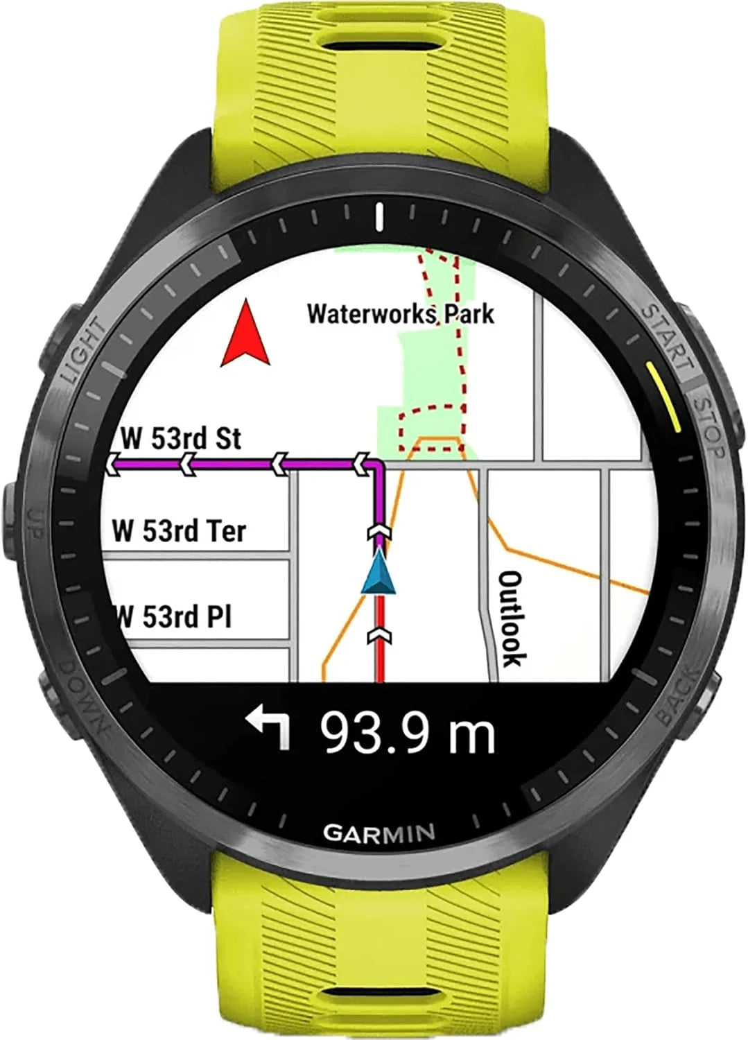 Smartwatch Garmin Forerunner 965 dla biegaczy | 23 dni pracy na baterii w trybie smartwatcha z kolorowym wyświetlaczem i ekranem dotykowym Amoled | Wbudowane mapy i wskaźniki treningowe