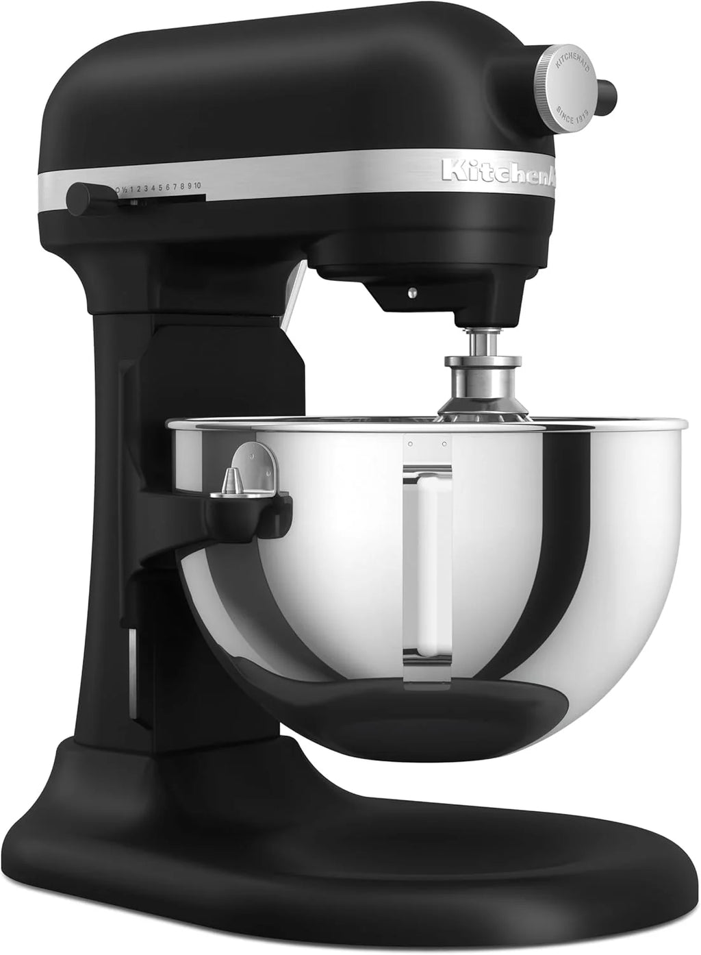 KitchenAid Heavy DUTY, planetarny z podnoszoną misą 5,2 L – czarny matowy 5 KSM55SXXEBM
