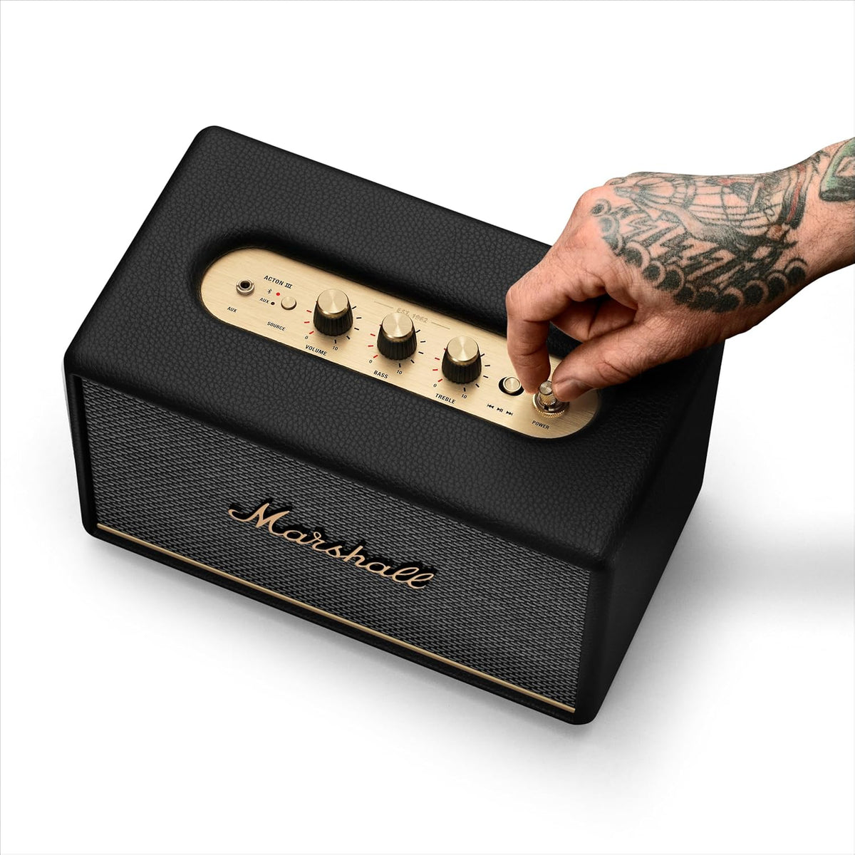 Marshall Acton Iii 1006005 Głośnik Bluetooth, Beżowy, 24,7 x 412 x 27,6 cm