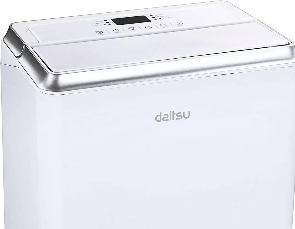 Daitsu - Osuszacz powietrza | Wysoka wydajność 20L/dzień | Regulowana kontrola wilgotności | Ciągłe odprowadzanie wody | Automatyczne odszranianie | Klasa energetyczna A