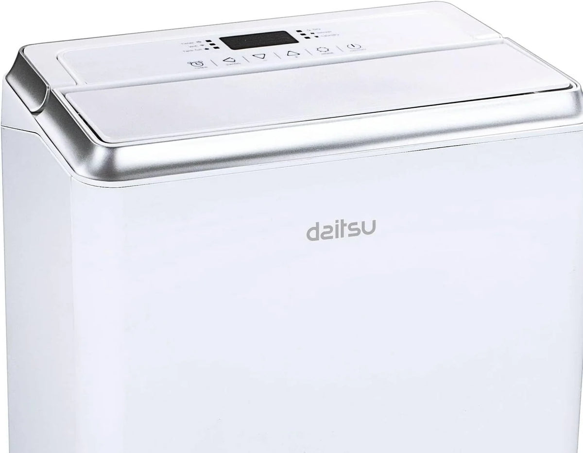 Daitsu - Osuszacz powietrza | Wysoka wydajność 20L/dzień | Regulowana kontrola wilgotności | Ciągłe odprowadzanie wody | Automatyczne odszranianie | Klasa energetyczna A