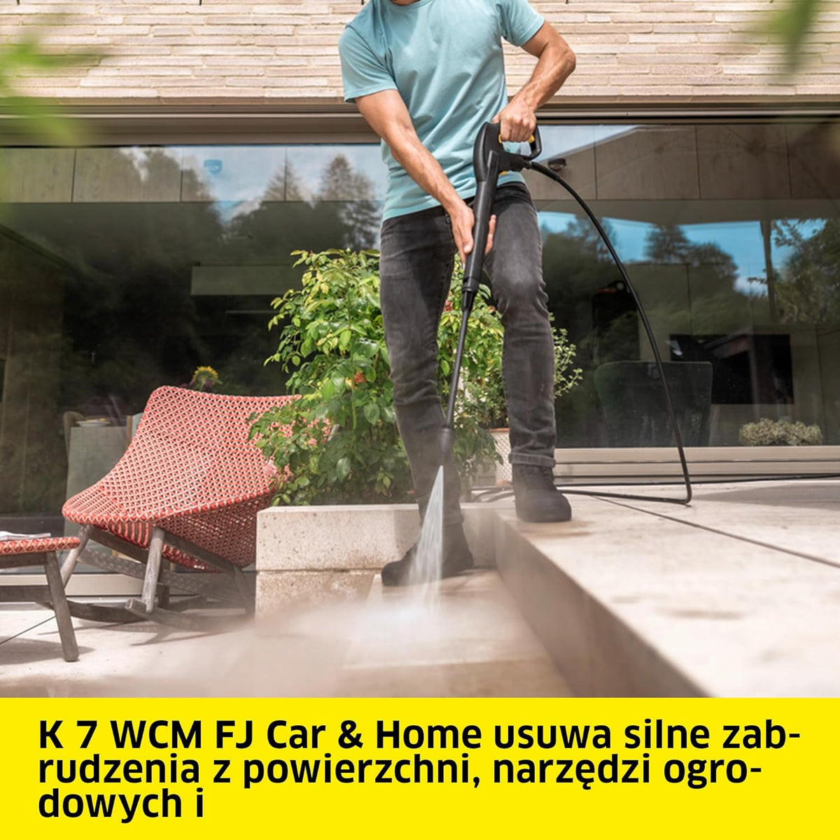 Kärcher Myjka ciśnieniowa K 7 Premium Smart Control Flex, ciśnienie: maks. 180 bar, przepływ: 600 l/h, powierzchnia: 60 m²/h, filtr wody, waga: 17,9 kg, wąż ciśnieniowy Flex, dysza Multi Jet