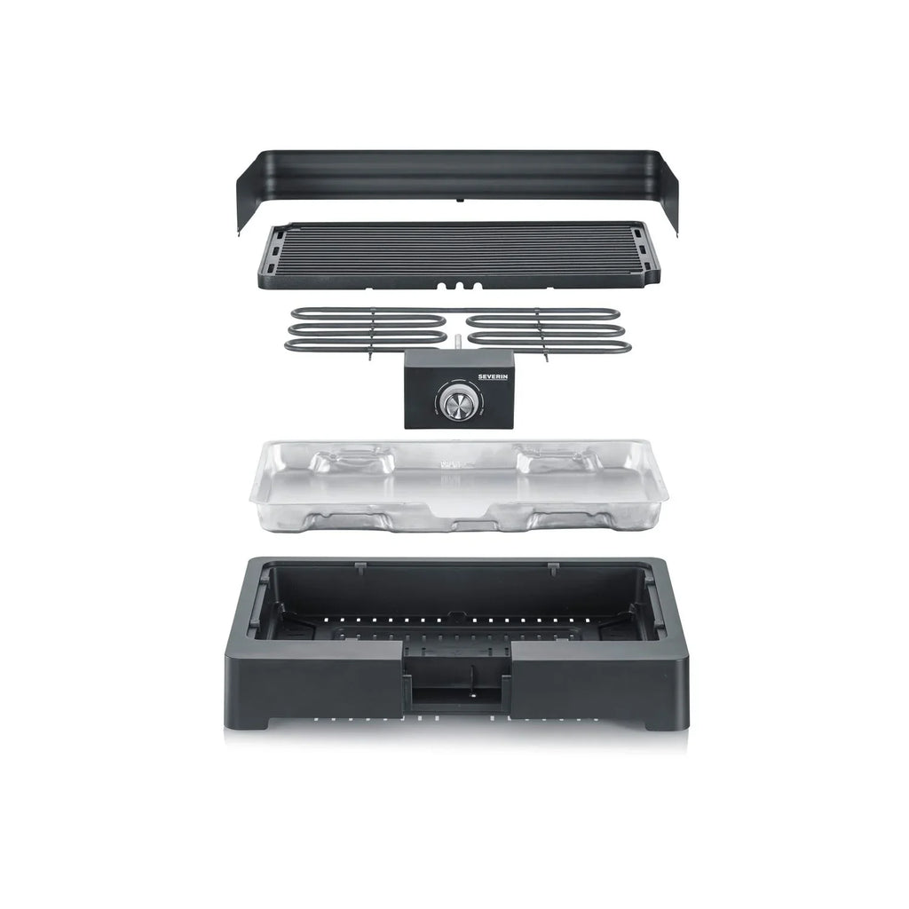 Grill stołowy z ryflowaną płytą 2200 W PG 8567 Severin