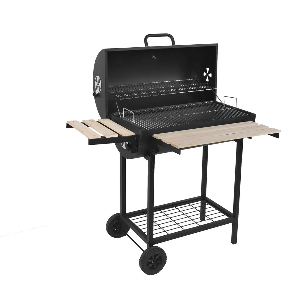 Grill węglowy i wędzarnia Red Deco Outdoor Kentucky czarny