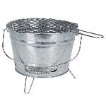 Grill z wiadrem cynkowym z pokrywą 27 cm