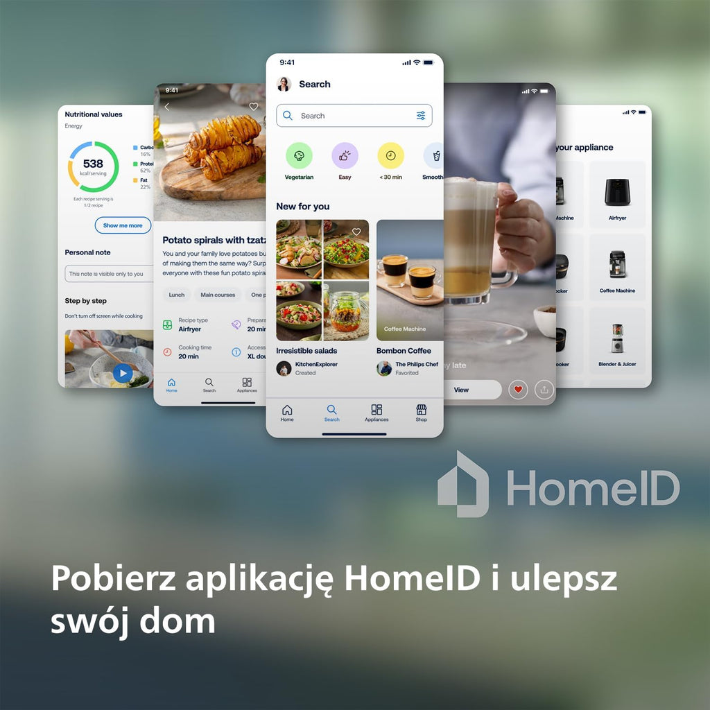 Philips Ovi Dual Basket z parą - Wyjątkowe funkcje gotowania Steamfry, Gotowania na parze, Airfry - 19 sposobów gotowania; pojemność 9L (3L + 6L), RapidAir Plus, automatyczne SteamClean (NA550/00)