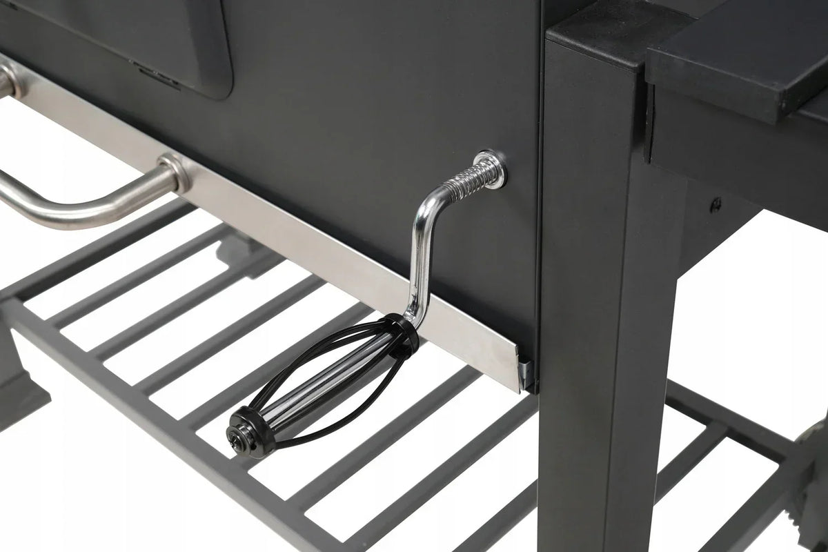 LARGE XXL CHARCOAL GRILL ADJUSTABLE CAST IRON GRATE 78x42.5mm 3 SHELVES LUND