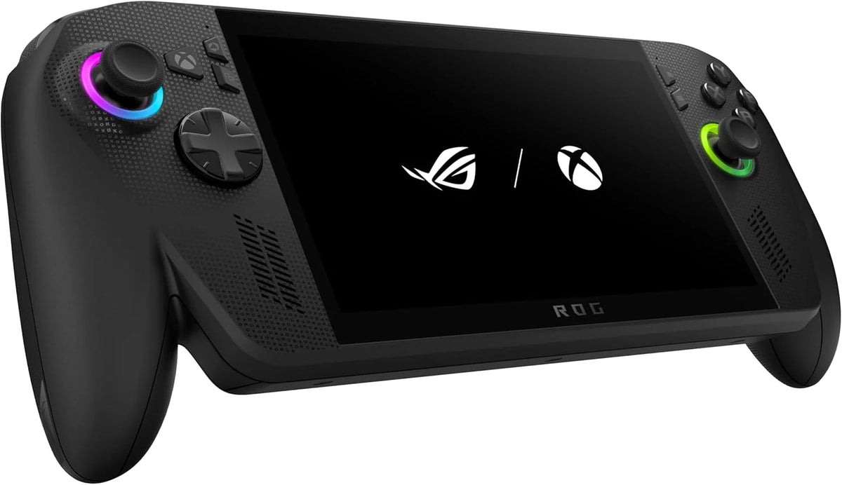 ASUS ROG Ally X - Konsola przenośna do gier 7" Full HD 120Hz (AMD Ryzen AI Z2 Extreme, 24GB RAM, 1TB SSD, Bateria 80Wh, Windows 11, Otrzymaj 3 miesiące darmowego Game Pass Premium) - Kolor Czarny