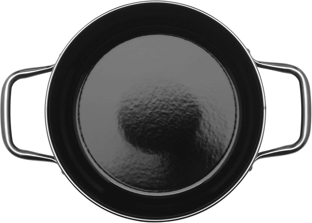 Silit Elegance Zestaw Garnków Indukcyjnych, Stal Nierdzewna 18/8, Przezroczysty/Czarny, 4 Sztuki
