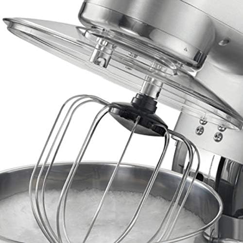 Robot planetarny RGV Pastaprof PL10S, pojemność 10 l, podwójny hak, 1500 W, 6 prędkości, kolor srebrny, W