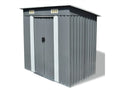 Metalowa wiata MAISON EXCLUSIVE Szara (80x159 cm)