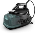 Rowenta Silence Steam Pro – Żelazko z generatorem pary, nieograniczona autonomia, 8 barów, uderzenie pary 600 g/min, stopa Microsteam, funkcja ECO i zbiornik na kamień, 1,3 litra, czarno-szare, DG9248