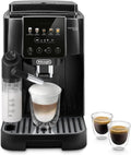 Ekspres automatyczny De'Longhi Magnifica Start, system spieniania mleka LatteCrema Automatic, 4 napoje za jednym dotknięciem, panel sterowania Soft Touch, czarny (ECAM220.91.B)