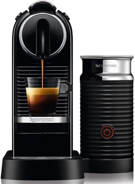 Ekspres do kawy DeLonghi Nespresso Citiz EN267.BAE na kapsułki, specjalny system ekstrakcji, 1710 W, 1 l, tworzywo sztuczne, czarny