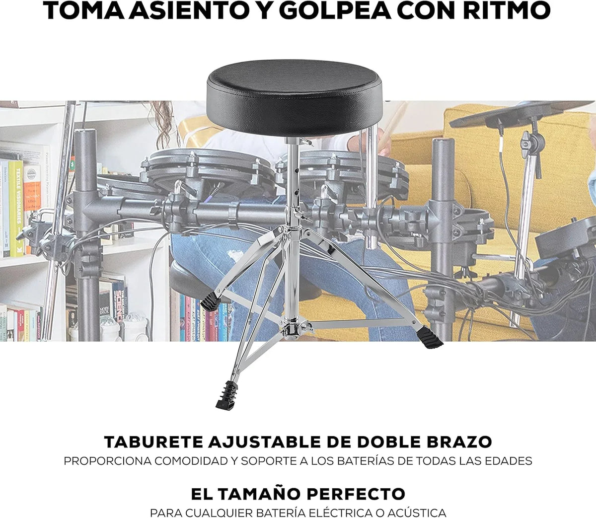 Alesis Nitro Max Kit – Elektroniczna perkusja z cichymi naciągami siateczkowymi, dwustrefowym padem werbla 10", Bluetooth, 440+ autentycznych brzmień, lekcjami Drumeo, USB MIDI, pedałem stopy