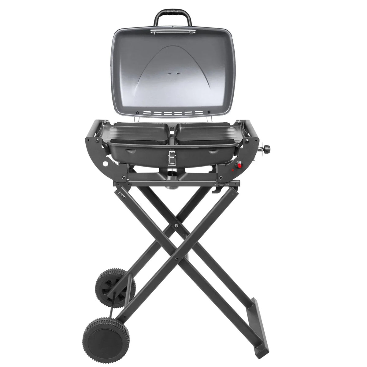 Przenośny składany grill gazowy 3.6 Kw Kółka Nogi Półka
