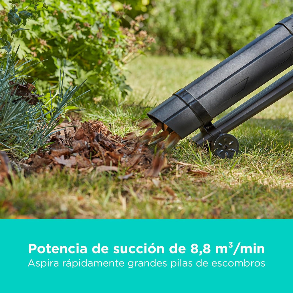 BLACK+DECKER Dmuchawa, odkurzacz i rozdrabniacz do liści 36 V, akumulatorowa, z workiem na liście 45 L i akumulatorem litowym 2,5 Ah, BCBLV3625L1-QW