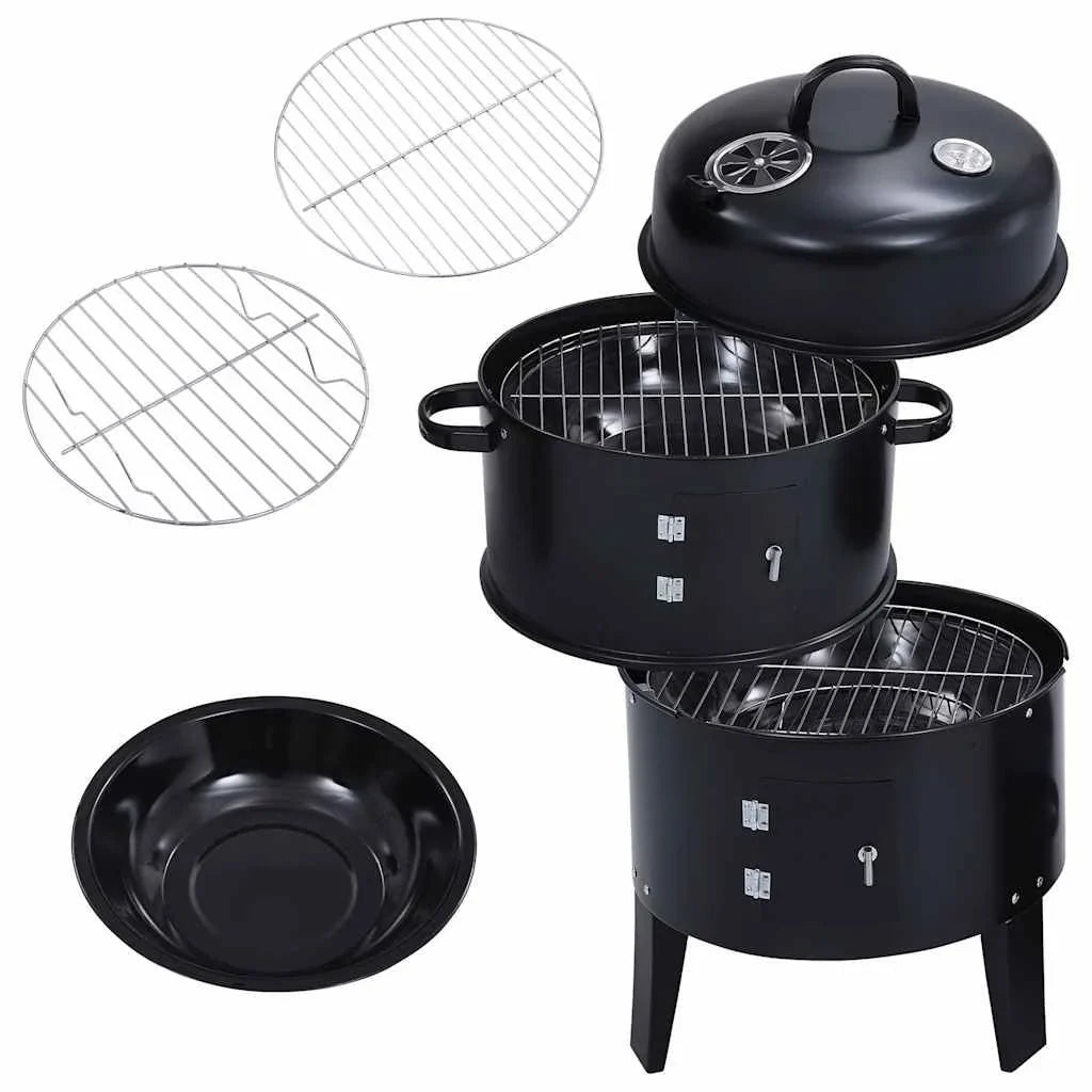 Grill Wędzarnia Węglowa 3 w 1 40x80 cm Vidaxl
