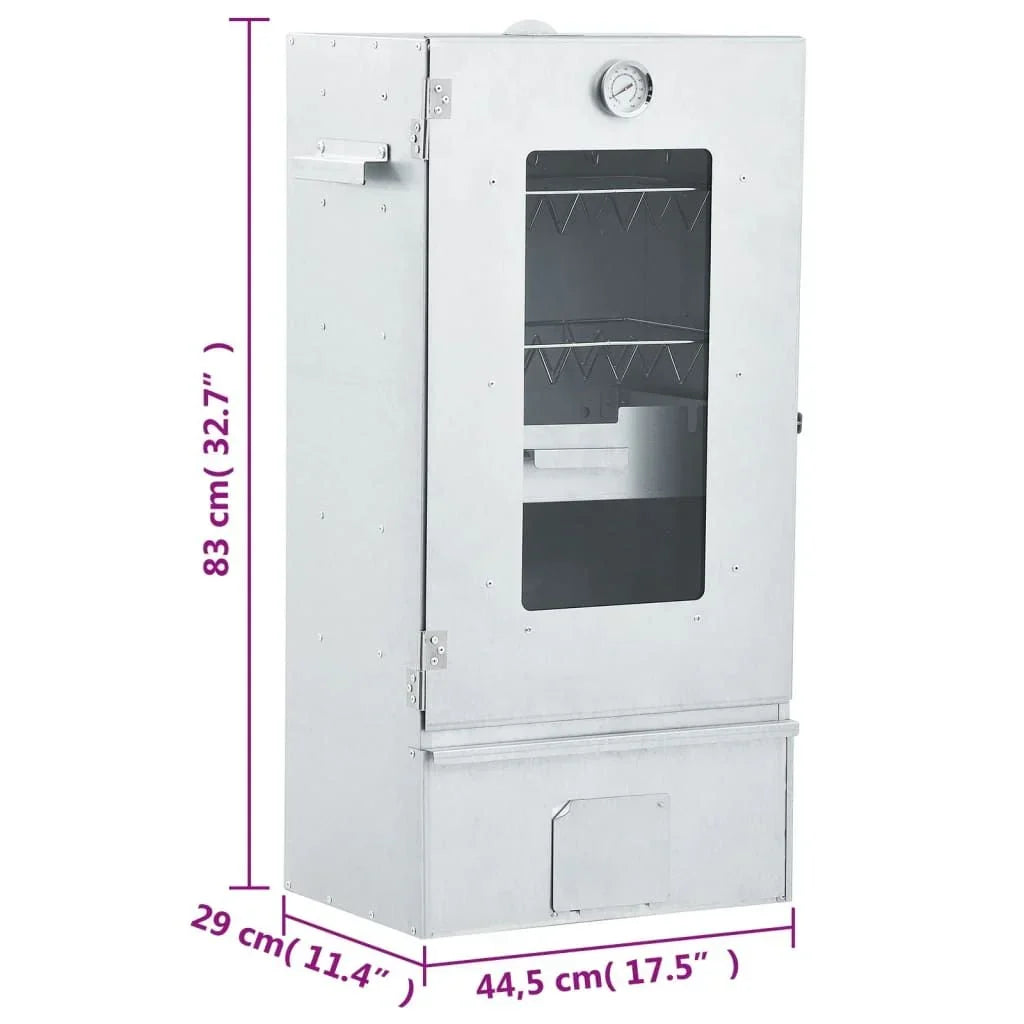 Wędzarnia Grillowa BBQ 1 Kg Wiórów Drzewnych 44,5x29x83 Cm Vidaxl