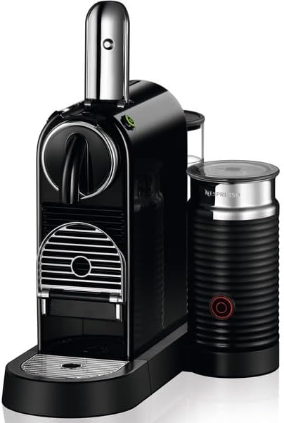 Ekspres do kawy DeLonghi Nespresso Citiz EN267.BAE na kapsułki, specjalny system ekstrakcji, 1710 W, 1 l, tworzywo sztuczne, czarny